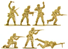 Airfix WWII German Afrika Korps - 14 figures 1990s production mint dealer stock