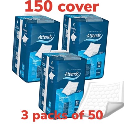 3er Pack 50 Attends Bezug Dri Super 60 x 60 cm ND-1454 Inkontinenzhilfe Betteinlagen