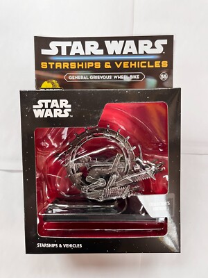 STAR WARS FANHOME RAUMSCHIFFE & FAHRZEUGE DIE-CAST #55 GENERAL GRIEVOUS' WHEEL BIKE