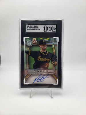 スポーツ選手 TOPPS TRIBUTE AUTOGRAPHS 2025 Topps Tribute - Tribute Autographs Paul Skenes #TA-SKE