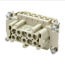 New Harting Connectors 09330102701 HAN 10 E BU-S