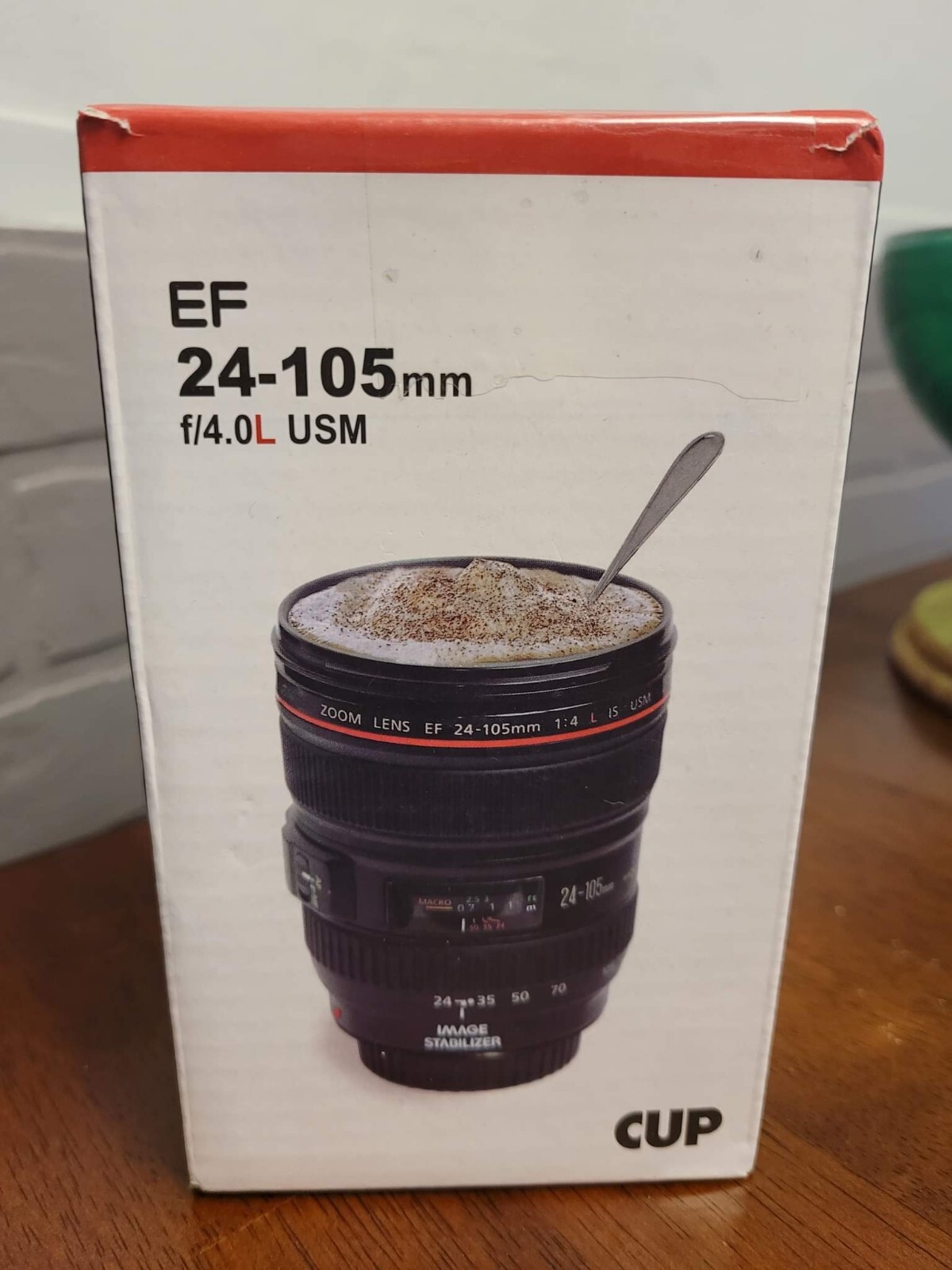 NEW Camera Lens Cup ef 24105mm f/4l is usm Drink Wear eBay
