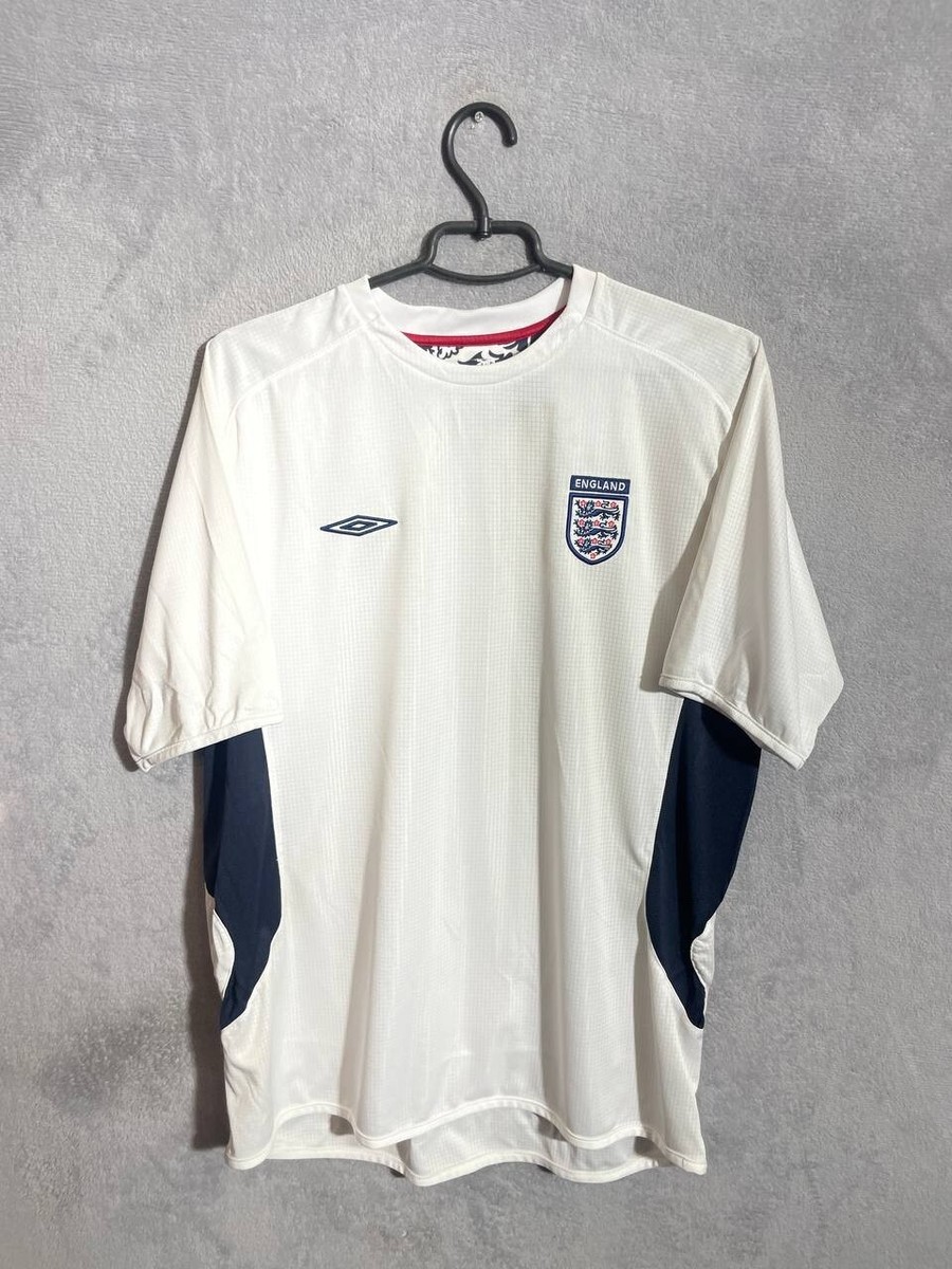 UMBRO ENGLAND サッカー ユニフォーム ホワイト L England Team Training Jersey Football Soccer Shirt White Umbro Men
