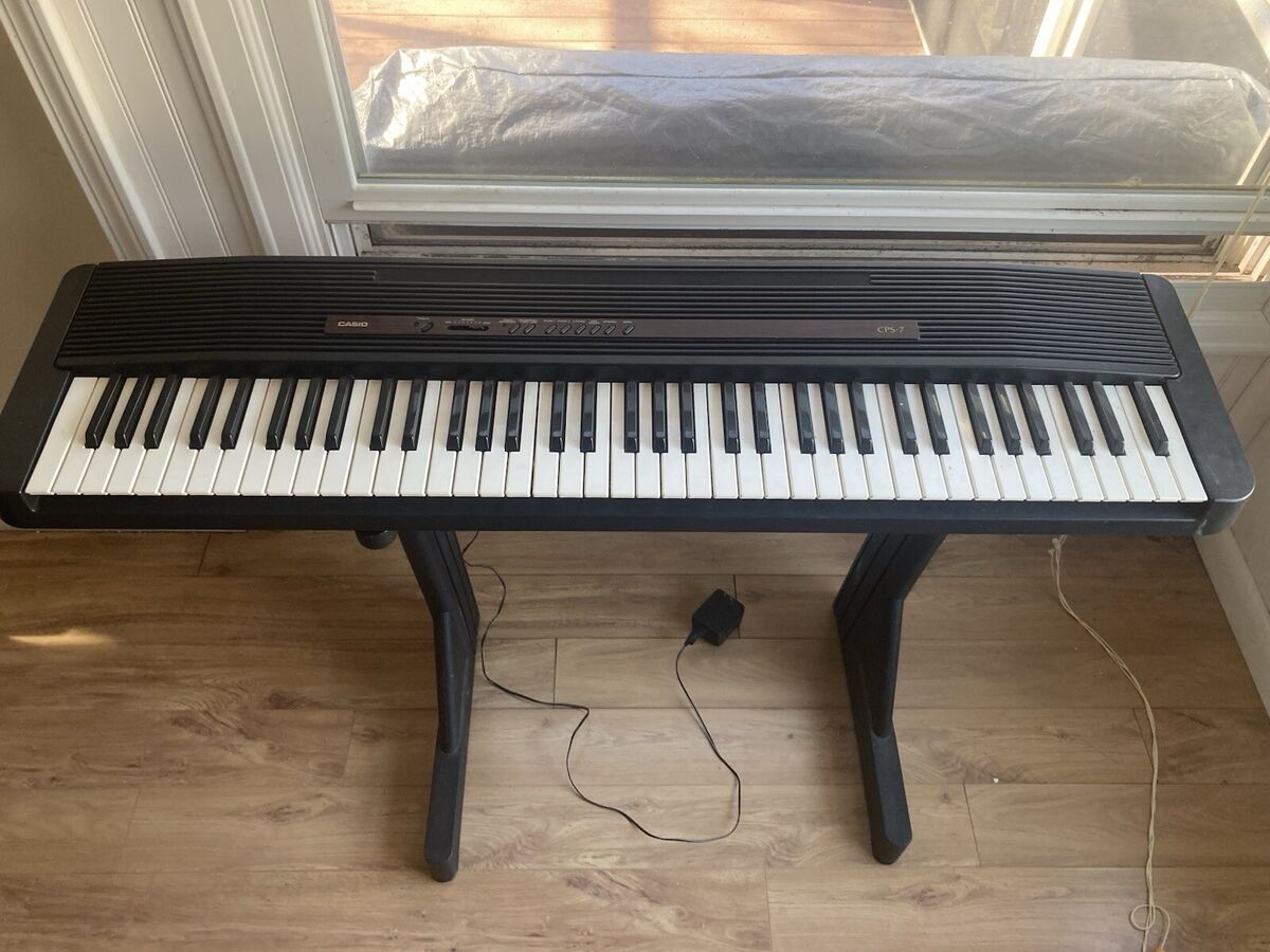 Casio Full Size Electronic Keyboard Synthesizer Piano Cps-7 Casio Full Size Electronic Keyboard Synthesizer Piano Cps-7