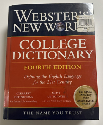 Websters New World College Dictionary 3rd Edition Hard Cover Brand New Sealed