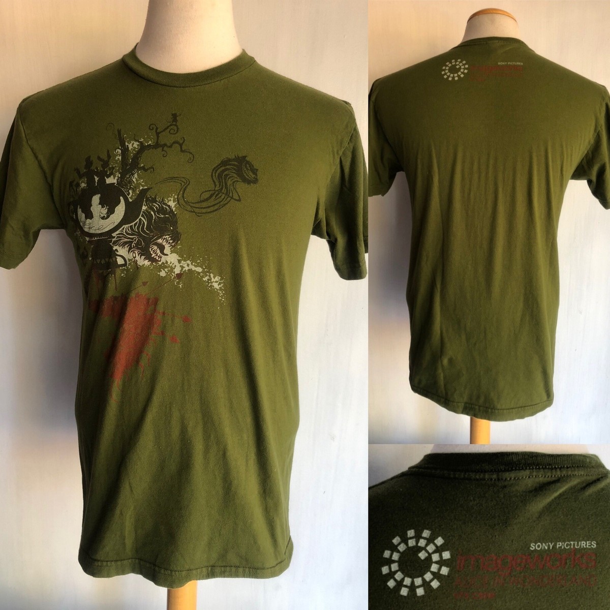 ALICE IN WONDERLAND (2010) Tim Burton Visual EFX Film Crew T