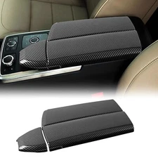 For Benz GL ML 2012-2015 ABS Carbon fiber Console Armrest Box Panel Cover 3PCSYo
