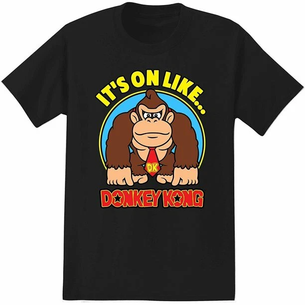 Nintendo DONKEY KONG IT'S ON LIKE DONKEY KONG T-Shirt NWT Licensed & Official