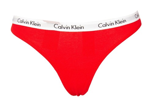 CK CALVIN KLEIN Damen Stringslip Elastische Hose mit Logo Artikel D1617E THONG - Bild 5 von 7