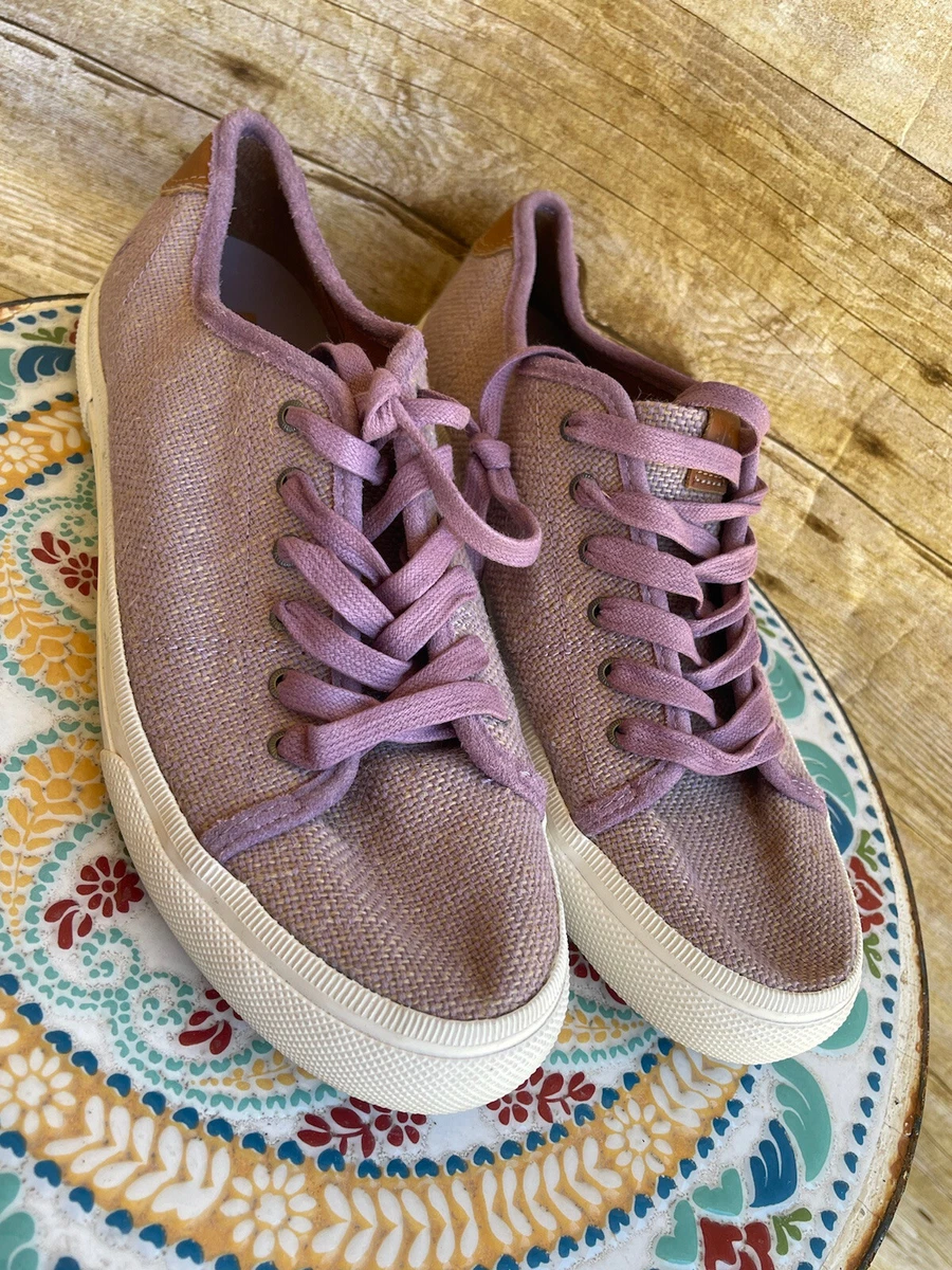 Frye gia canvas hotsell low lace sneakers