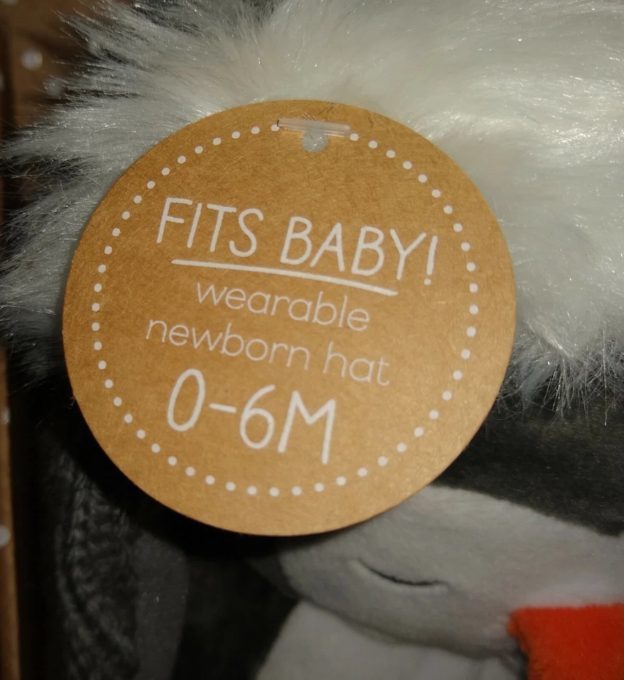  Grasslands Road PLUSH PENGUIN WITH HAT SET "I'm New Here" Infant Newborn NEW - Image 4 of 4