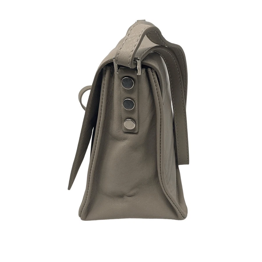 Orciani Leather Light Beige Crossbody Shoulder Bag Handbag Purse Minimalist VTG - Image 4 of 4