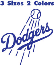 Los Angeles Dodgers vinyl decal LA Doyers Laptop Apple Window Sticker Bleed Blue