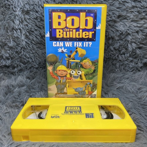 Bob the Builder Can We Fix It VHS Tape 2001 Classic Kids Cartoon