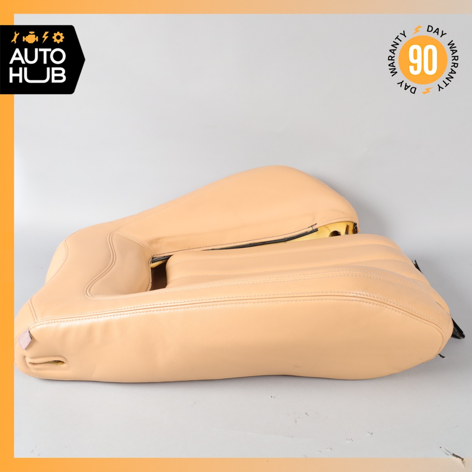 08-12 Maserati GranTurismo M145 Front Right Top Upper Seat Cushion Beige OEM 76k