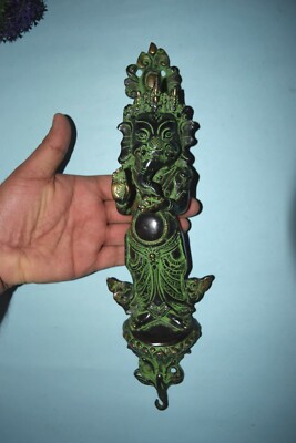 Handcrafted Ganesha Door Pull Brass Door Handle Great Stunning Home Décor GTX
