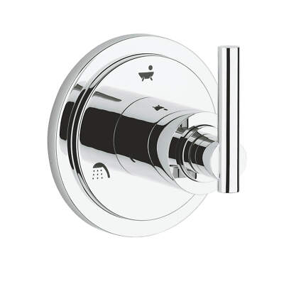 GROHE 19181000 ATRIO 3 WAY DIVERTER TRIM WITH LEVER HANDLE, CHROME