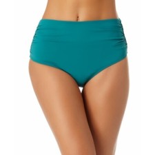 Anne Cole Women's Ocean Green High-Waisted Bikini Bottom Size XL NWT convertible