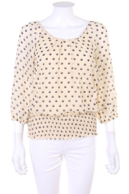 VERO MODA Blouse Smok Details S beige charcoal