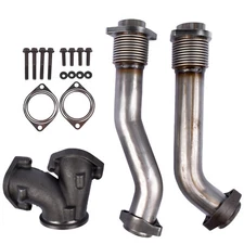 F4TZ6K854F Bellowed Up Pipe Upgrade Kit for 1999-2003 Ford F450 F550 Super Duty