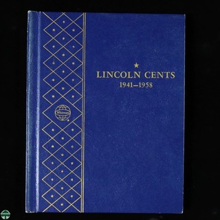 Whitman Album 9406 Lincoln Cents 1941 1958 2 Page Album (c)1973