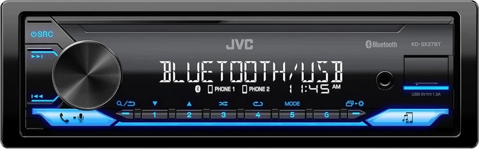 Single DIN Car Stereo with Bluetooth & Remote Control App - Image 3 of 4