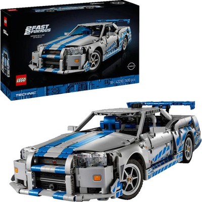 LEGO Technic 42210 2 Fast 2 Furious Nissan Skyline GT-R (R34) Flitzer Bausatz