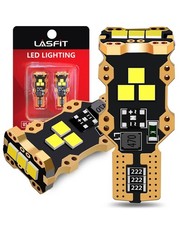 LASFIT 921 LED Bulb Reverse Light, 906 W16W 912 T15 LED, Non-polarity, 6000K Whi
