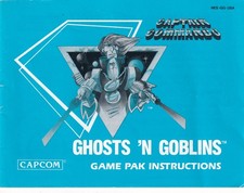 Nintendo NES Instruction Manual Ghosts n Goblins