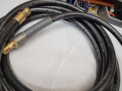 ½'' I.D. Material Fluid Hose Assembly 750psi NR Spray Black 25' DIXON Hydraulic 