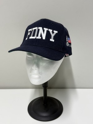Headshots by KC Caps - FDNY 9/11 USA Snapback Hat - Navy Blue Adjustable