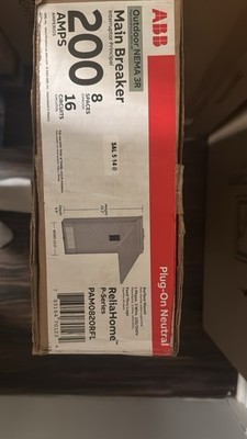 Abb 200 Amp Main Circuit Breaker PAMO820RFL