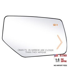 Passenger Side Replacement Mirror Glass Compatible with Chevy GMC Vehicles,