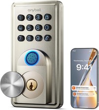 Smart Door Lock Fingerprint Keyless Entry Digital Keypad Deadbolt Bluetooth APP