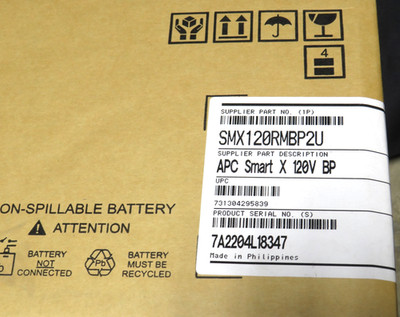 APC Schneider SMX120RMBP2U Smart-UPS X-Series 120V External Battery Pack [SSI]