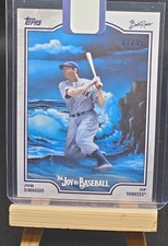 2025 Topps X🔥Bob Rossthe Joy of Baseball - Joe DiMaggio #50 Titanium White /35