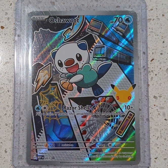 Pokemon Oshawott Mega Black Star Promos 51 Holofoil First Partner Series 2 051