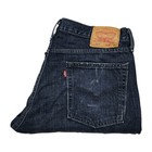 Levis 514 Slim Straight Jeans Mens Size W36 L30 Blue Denim Mid 11.5" Rise