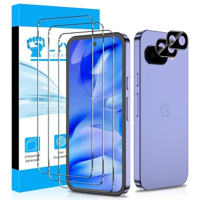 LYWHL for Google Pixel 9A Screen Protector, 3 9A, Transparent 