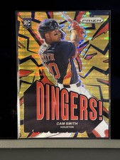 2025 Panini Prizm - Dingers! Cam Smith #20 Orange Pulsar Prizm 081/399