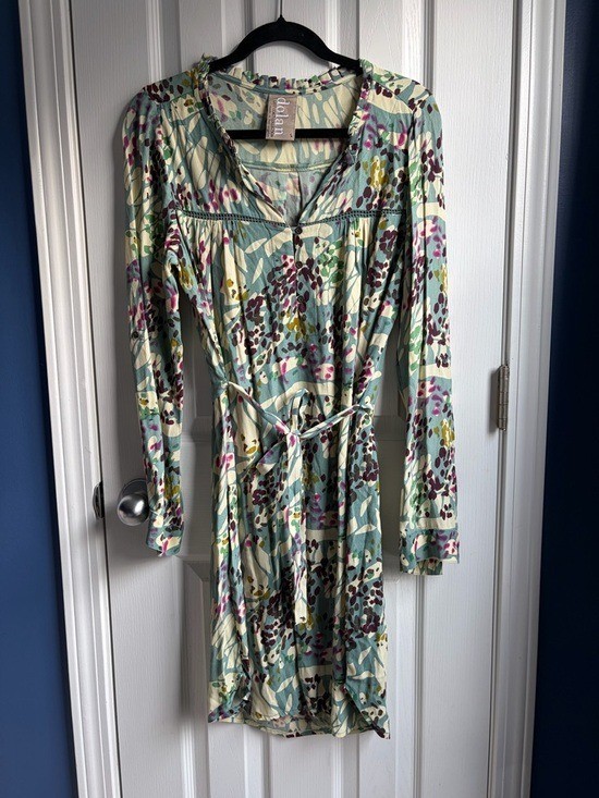 Dolan Left Coast Anthropologie Floral Shirt Dress Size Small