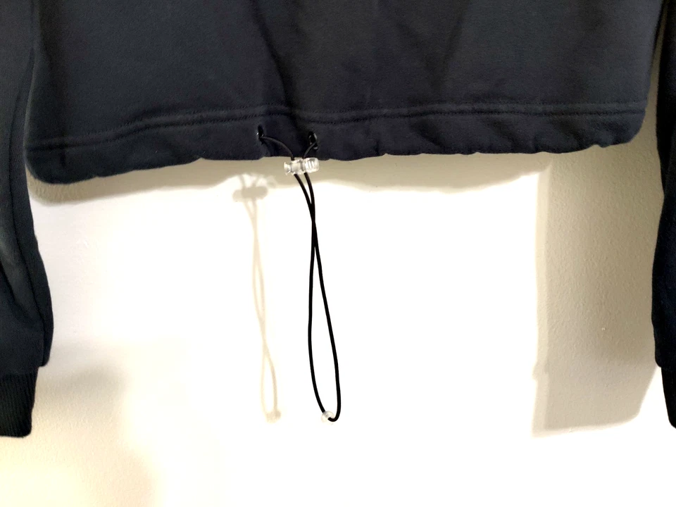 Suéter Puma XS Recortado Negro Rosa Para Mujer Otoño Invierno Foto 3 de 4