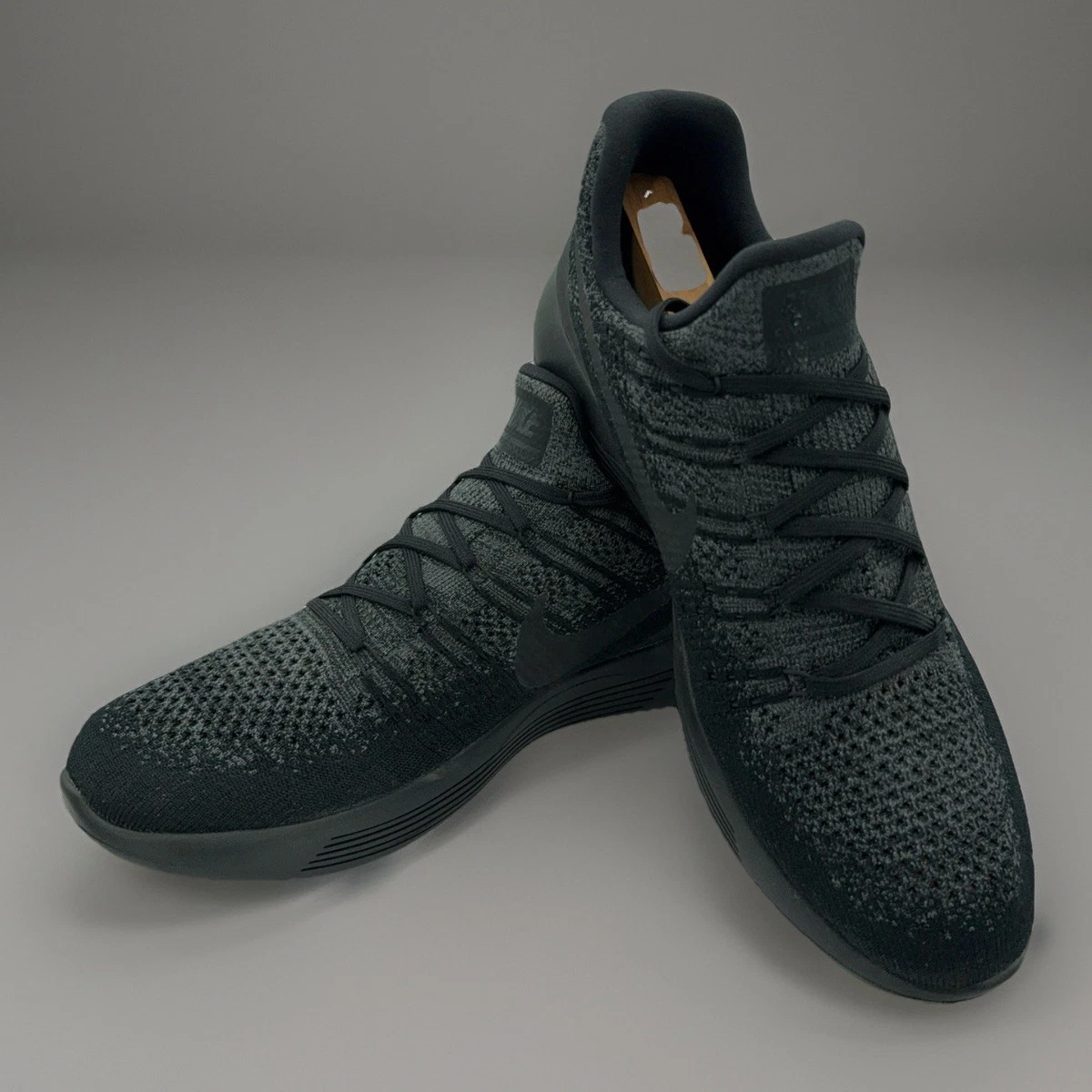Nike LunarEpic Flyknit Shoes Mens 9 Black Road Running Athletic Workout Sneakers Nike LunarEpic Flyknit Shoes Mens 9.5 Grey Running Athletic  main image 4