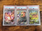Charizard V SWSH260 Charizard VMAX 261 Charizard VSTAR 262 PSA 9 Complete Set!