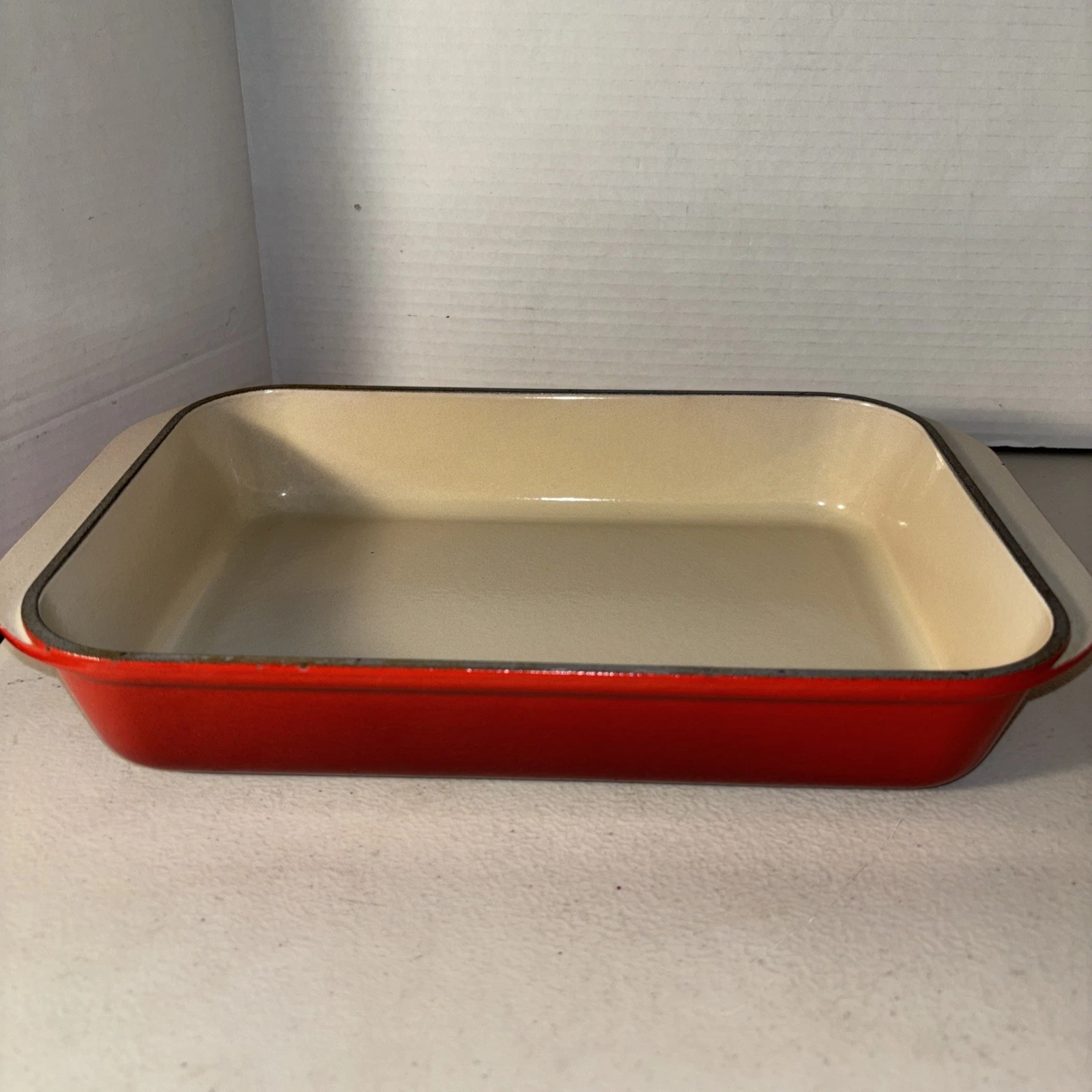 Le Creuset #30 Red Cast Iron Casserole Baking Dish 13" Roasting Pan
Opens in a new window or tab