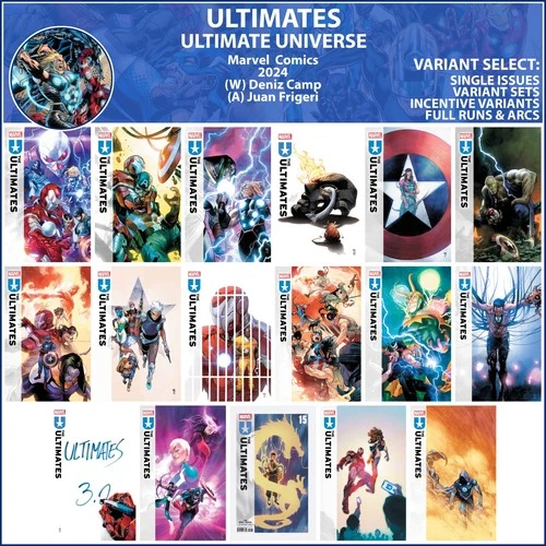 Ultimates (2024) #1-7 8 9 10 11 12 13 14 15 16 17 TP Marvel Comics COVER SELECT