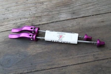 Salsa Flip-Off No-Logo Quick Release Skewers 3DV purple titanium NOS Lavander