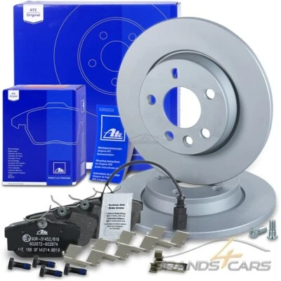 ATE BREMSSCHEIBEN Ø280 VOLL +BELÄGE MIT KONTAKT HINTEN FÜR VW TRANSPORTER BUS T4 - Bild 1 von 4
