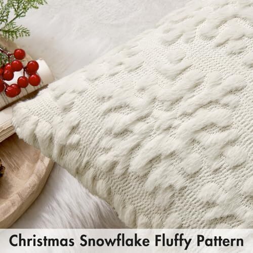 Throw Pillow Covers Christmas Snowflakes 18