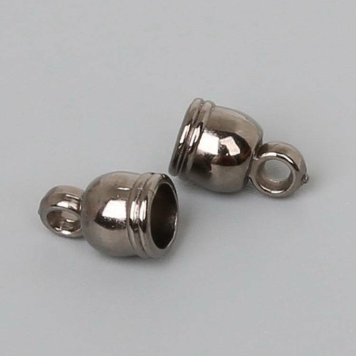 50pcs 6x9mm 7x11mm 8x13mm 10x14mm Crimp Beads Coil Cord End Caps fit Jewelry - Picture 7 of 16